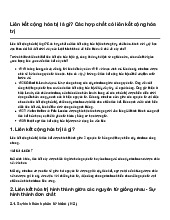Liên kết cộng hóa trị là gì? Các hợp chất có liên kết cộng hóa trị | Hoá học 10