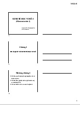 Bài giảng Kinh tế vi mô Chương 1 | Trường Đại học Thương Mại
