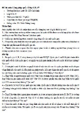 Đề thi cuối kỳ học phần Công pháp quốc tế năm 2024 - 2025 | Đại học Luật Thành phố Hồ Chí Minh