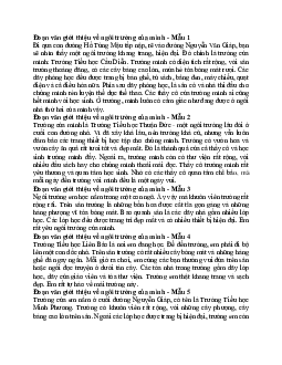 Bài văn tả ngôi trường | Tập làm văn lớp 2 | Cánh diều