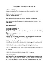 Bảng tính tan Hóa học Lớp 9 Chi tiết đầy đủ