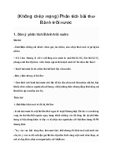 Phân tích bài thơ Bánh trôi nước | Ngữ văn 8 Cánh Diều