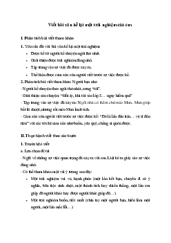 Soạn văn 6: Soạn bài Viết bài văn kể lại một trải nghiệm của em | Ngữ văn 6 | Kết nối tri thức
