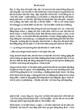 Bài thu hoạch Bảo vệ chủ quyền biển đảo - Chủ nghĩa xã hội | Trường Đại học Thủ đô Hà Nội