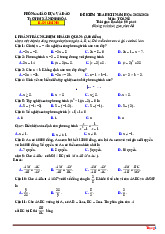 Đề Thi HK2 Toán 8 Năm Học 2025-2026 Phòng GD Ninh Hòa Có Đáp Án
