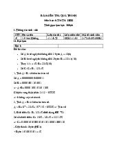 Bài kiểm tra quá trình KTMT & HĐH | Trường Đại học Giao thông vận tải