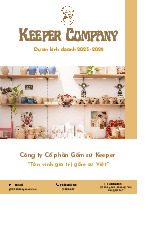 Dự án Kinh Doanh 2023-2025 của Công ty Gốm Sứ Keeper | Lập kế hoạch kinh doanh | Trường Đại học Kiến trúc Đà Nẵng