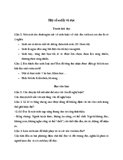 Soạn bài Hãy cầm lấy và đọc - Kết nối tri thức Văn 7