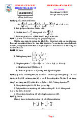 Đề Thi Giữa Kỳ 2 Toán 9 THCS Giảng Võ 2025-2026 Có Đáp Án