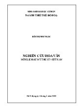 Nghiên Cứu Hoa Văn Môn Lịch sử mỹ thuật Việt Nam | Đại học Mỹ thuật Công nghiệp