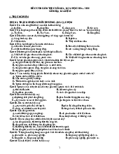 Đề cương ôn tập cuối kỳ 1 địa lý 12 năm 2025 - 2026