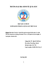 Nhận định: Đại hội V đánh dấu một bước chuyển biến mới về sự lãnh đạo của Đảng trên con đường đấu tranh “Tất cả vì Tổ quốc xã hội chủ nghĩa, vì hạnh phúc của nhân dân” | Bài tập cá nhân môn Lịch sử đảng cộng sản Việt Nam
