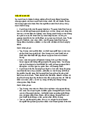 Một số Yếu tố kinh tế & sự khan hiếm nguyên liệu môn kinh tế vĩ mô | Đại học Văn Lang