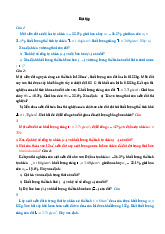 Bài tập Địa chất công trình - Phân tích mẫu đất và tính toán các chỉ tiêu kỹ thuật | Trường đại học kiến trúc Hà Nội