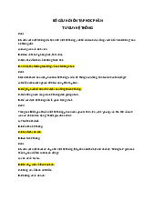 Bộ câu hỏi ôn tập học phần Tư duy hệ thống | Trường Đại học Sư phạm Kỹ thuật Thành phố Hồ Chí Minh