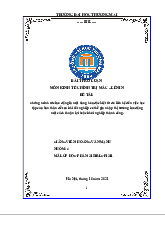 Chứng minh sức lao động là một hàng hóa đặc biệt | Bài Thảo Luận Môn Kinh Tế Chính Trị Mác - Lênin