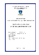 Đồ án Thiết Kế Landing Page Nước Hoa SDL - Senteurs de Luxe | Đồ án giao tiếp đa phương tiện trong kinh doanh