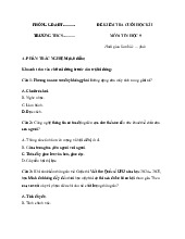 Đề thi học kỳ 1 môn Tin học lớp 9 năm học 2024 - 2025 - Đề số 2 | Bộ sách Chân trời sáng tạo