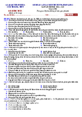 Đề thi khảo sát tốt nghiệp THPT 2025 môn Giáo dục Kinh tế và Pháp luật lần 2 cụm trường THPT Thanh Hóa
