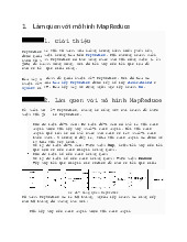 Làm quen với mô hình MapReduce - Giới thiệu và Bài Tập (DS101). Môn Công nghệ | Đại học Trường Đại học Công nghệ thông tin, Đại học Quốc gia Thành phố Hồ Chí Minh