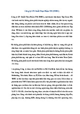 Công ty CP Chuỗi Thực Phẩm TH Tập đoàn TH True Milk môn Marketing cơ bản  | Học viện Nông nghiệp Việt Nam