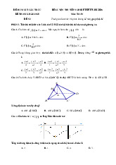 Đề thi thử tốt nghiệp THPT 2025 môn Toán bám sát đề minh họa - Đề 52