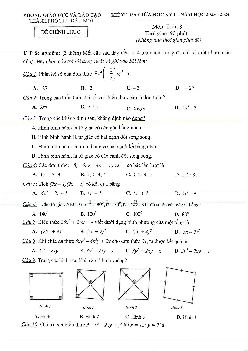 Đề giữa học kỳ 1 Toán 8 năm 2023 – 2024 phòng GD&ĐT Thủ Dầu Một – Bình Dương