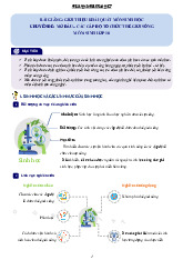 tài liệu kiến thức sinh 10 sgk KNTT hay nhất