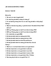 Đề cương kinh tế phát triển lý thuyết và bài tập | Trường Đại học Kinh tế Thành phố Hồ Chí Minh