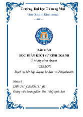 Ý Tưởng VibeBox Karaoke & Photobooth | Báo cáo khởi sự kinh doanh