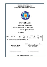Bài tập lớn Kinh tế du lịch | Trường Đại học Thương Mại