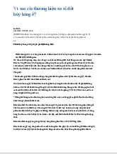 Vì Sao Các Thương Hiệu Xa Xỉ Hủy Hàng Ế Để Duy Trì Giá Trị? môn Kinh tế vi mô | Trường Đại học Kinh Tế Quốc Dân