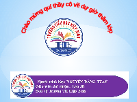 Giáo án điện tử Hoạt động trải nghiệm 3 Cánh diều: Tuyên truyền về vệ sinh an toàn thực phẩm