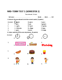 Đề thi giữa học kì 1 môn Tiếng Anh 4 năm 2023 - 2024 | Global Succuss đề 1