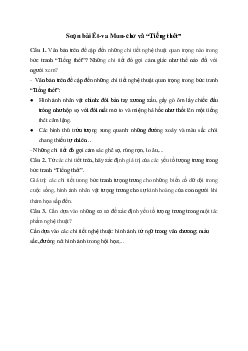Ét-va Mun-chơ và “Tiếng thét” | Soạn văn 11 Chân trời sáng tạo