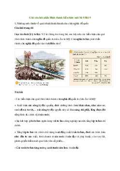 Lịch sử 8 Bài 9: Các nước Anh, Pháp, Đức, Mỹ chuyển sang giai đoạn chủ nghĩa đế quốc - Chân trời sáng tạo
