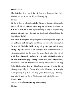 Soạn bài Một cây bút và một quyển sách có thể thay đổi thế giới | Ngữ văn 11 Chân trời sáng tạo