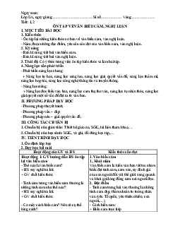 Giáo án buổi chiều văn 8 học kì 1