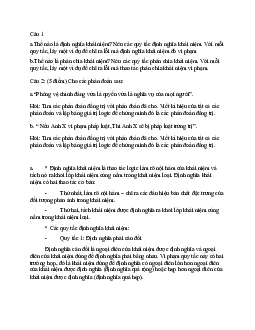 Bài tập tự luận học phần Xã hội học pháp luật