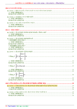 Chuyên đề nguyên hàm, tích phân và ứng dụng – Nguyễn Trọng Toán 12