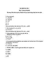 Phân tích cú pháp thuật toán quy hoạch động, thuật toán đơn định | Bài thực hành số 4 học phần Chương trình dịch | Trường Đại học Phenikaa