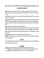 Đề cương ôn tập Quản trị kinh doanh quốc tế | Học viện Phụ nữ Việt Nam