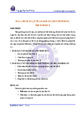 Bài 3: Pháp Luật Về Giao Đất Và Thu Hồi Đất  môn Luật kinh tế | Trường đại học Mở Hà Nội