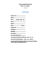 Đơn Xin Vào Đảng Cộng Sản Việt Nam - Mau Don Xin Vao Dang