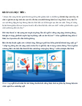 KHÁN GIẢ MỤC TIÊU - Môn Kinh tế vĩ mô - Đại Học Kinh Tế - Đại học Đà Nẵng