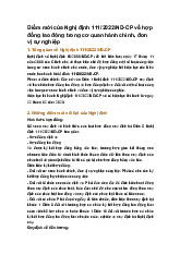 Điểm mới của Nghị định 111/2022/NĐ-CP về hợp đồng lao động trong cơ quan hành chính, đơn vị sự nghiệp