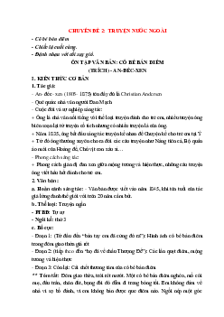 Chuyên đề truyện nước ngoài Ngữ văn 8