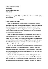 Đề tài: Quyền con người là gì? Tại sao phải bảo đảm quyền con người? Liên hệ thực tiễn tại Việt Nam.