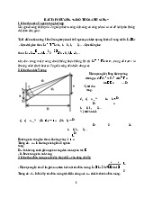 Bài tập chương giao thoa ánh sáng  | Bài tập vật lý đại cương | Trường Đại học khoa học Tự nhiên