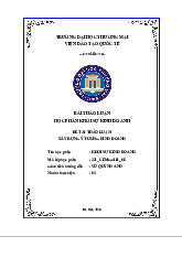 Bài thảo luận KSKD - Ý tưởng Kinh doanh đồ Decor | Trường Đại học Thương Mại